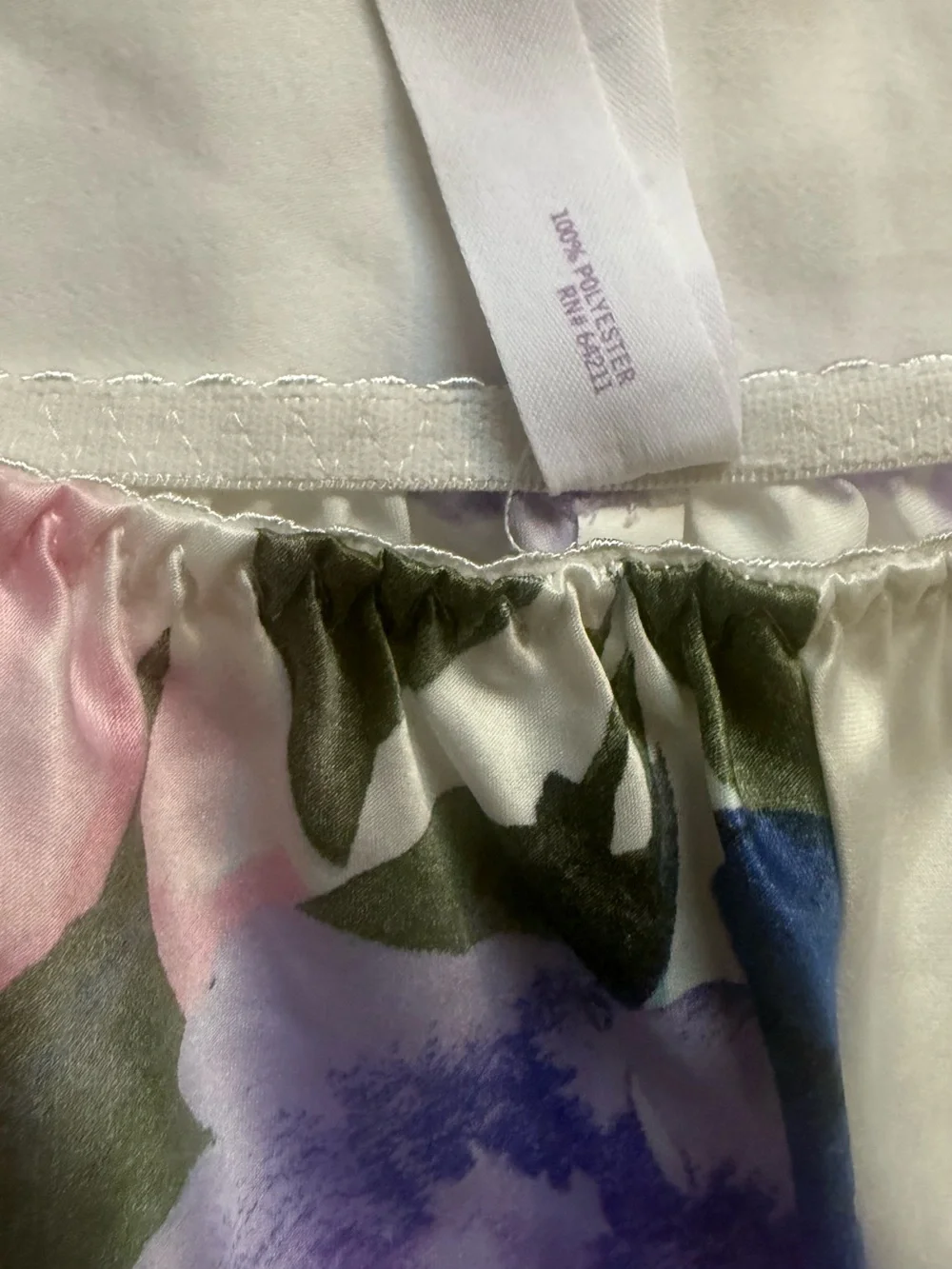 Women's Lilac+London Satin and Lace Pajama Cami & Pajama Shorts Sleep Set - Picture 4 of 6